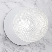 Lassie Diamond Cut Glass Cool White LED Outdoor Wall Light